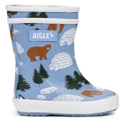 AigleBaby Flac Fur Print - Bottes de pluie enfant