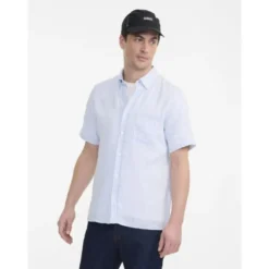 AigleChemise Lin Manches Courtes - Chemise homme