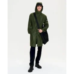 AigleParka longue matière waterproof à capuche - Parka homme