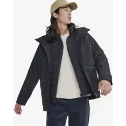 AigleVeste Courte MTD 2 Couches Capuche - Veste imperméable homme