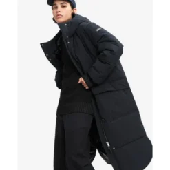 AigleWaterproof Long Quilted Down - Veste imperméable femme