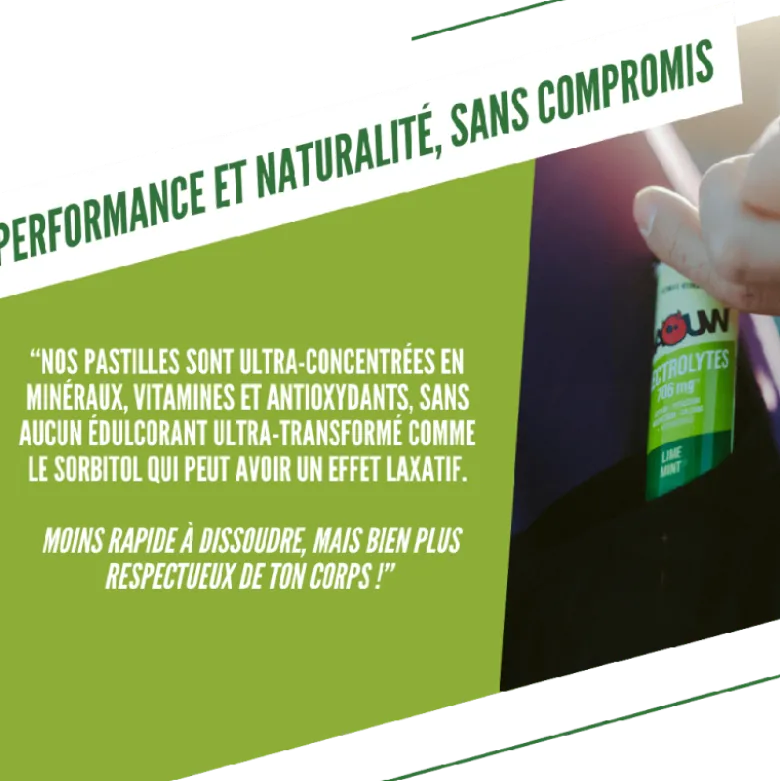 BaouwCitron Vert-Menthe - Boisson énergétique