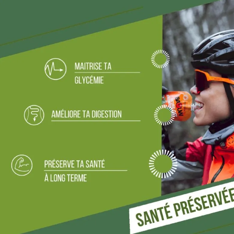 BaouwCitron Vert-Menthe - Gel énergétique