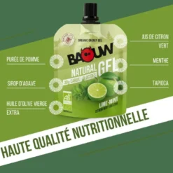 BaouwCitron Vert-Menthe - Gel énergétique