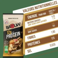 BaouwPommes-Cannelle - Barre énergétique