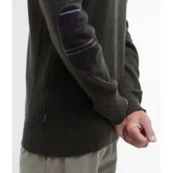 BarbourHolden Half Zip Knitted Jumper - Pull en laine mérinos homme