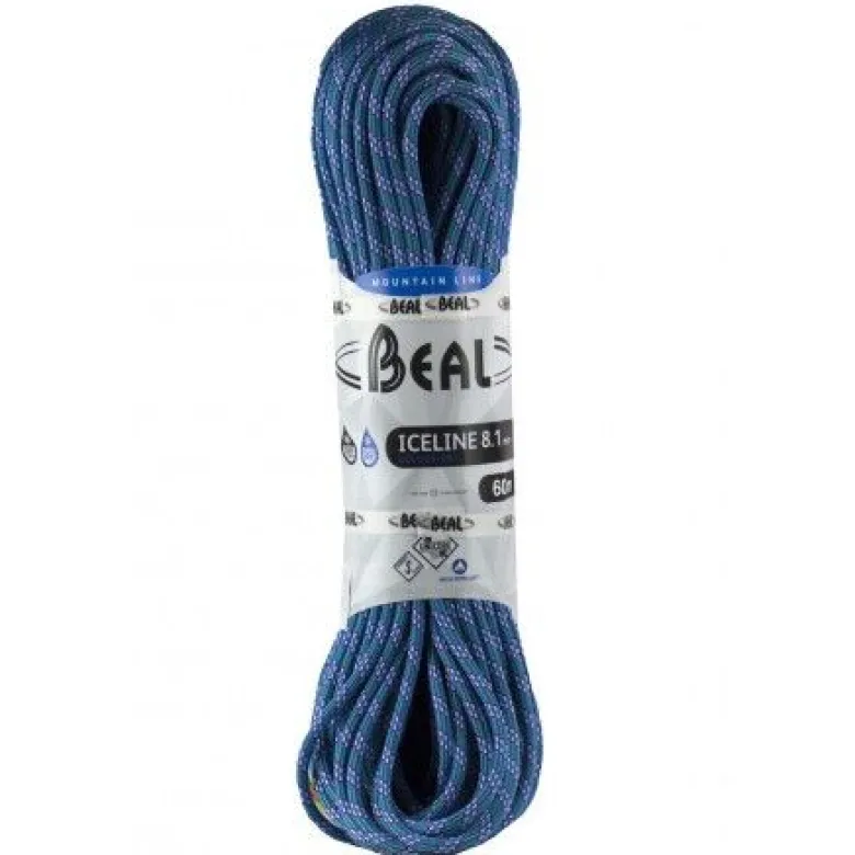 BealIce Line 8,1 mm Unicore Golden Dry - 2 x 60 m - Corde à double