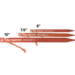 Big AgnesDirt Dagger UL 6 Pack of 6 - Sardines pour tente