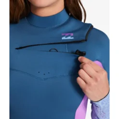 Billabong4/3 mm Synergy 2022 Chest Zip - Combinaison de surf femme