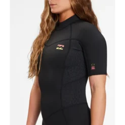 Billabong2/2 mm Synergy Springsuit Back Zip Short Sleeve - Combinaison de surf femme