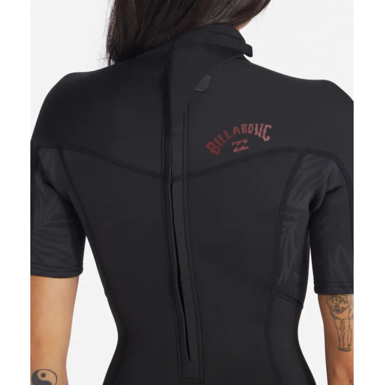 Billabong2/2 mm Synergy Springsuit Back Zip Short Sleeve - Combinaison de surf femme