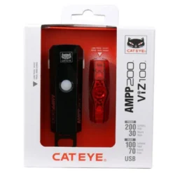 CateyeAmpp 200 & Viz 100 - Kit éclairage vélo