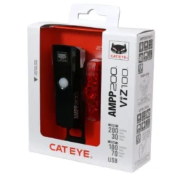 CateyeAmpp 200 & Viz 100 - Kit éclairage vélo