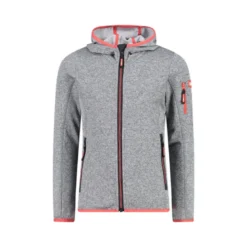 CMPGirl's hooded sweatshirt in Knit-Tech fleece - Polaire enfant