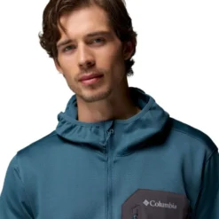 ColumbiaTall Heights Hooded Grid Fleece Full Zip - Polaire homme