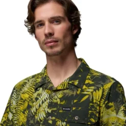 ColumbiaTech Trail Utility Printed Woven SS Tee - Chemise homme