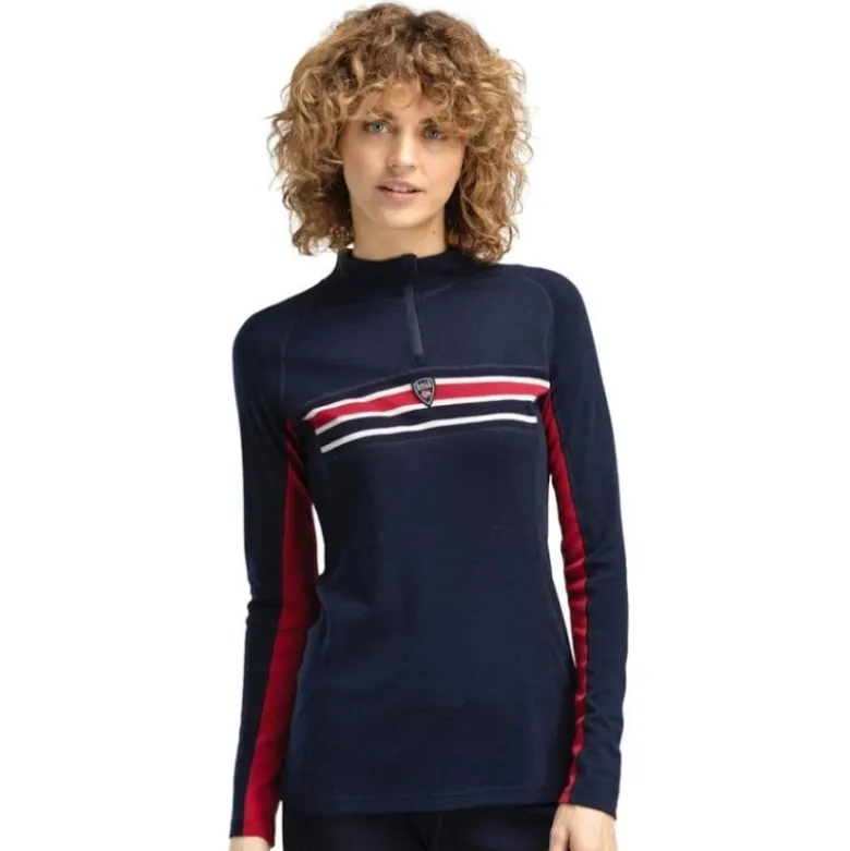 Dale of NorwayAksla Baselayer Half zip - Pull en laine mérinos femme