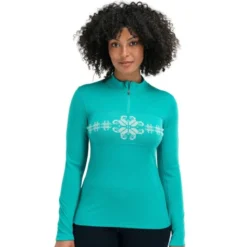 Dale of NorwayFalkeberg Baselayer Half zip - Pull en laine mérinos femme