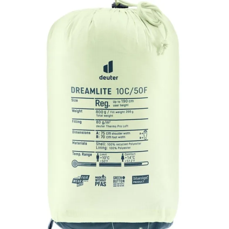 deuterDreamlite 10C / 50F - Sac de couchage