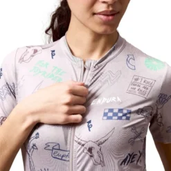 EnduraWms Pro Sl S/S Print Jersey - Maillot vélo femme