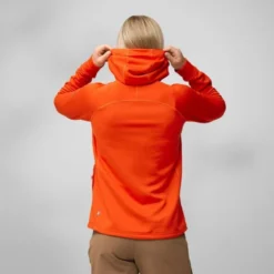 FjällrävenAbisko Grid Fleece Hoodie - Polaire femme