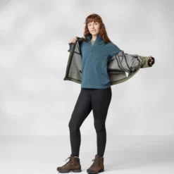 FjällrävenAbisko Lite Fleece Half Zip - Polaire femme