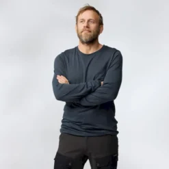 FjällrävenAbisko Wool LS - T-shirt en laine mérinos homme