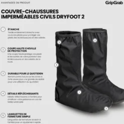 GripGrabDryFoot Waterproof Everyday Shoe Covers 2 - Sur-chaussures