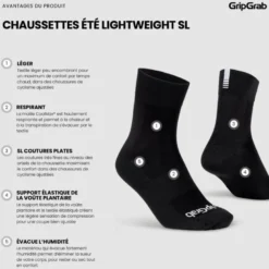 GripGrabLightweight SL Regular Cut Summer Socks 3-Pack - Chaussettes vélo