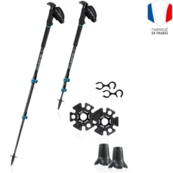 GuidettiB Light Carbone Alu - Bâtons randonnée