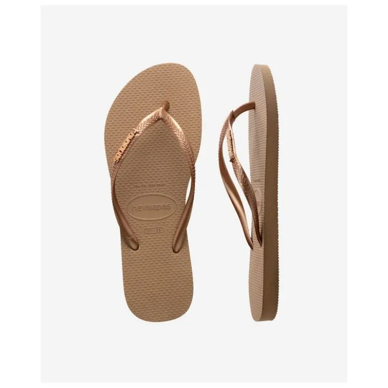 HavaianasSlim Logo Metallic - Tongs femme