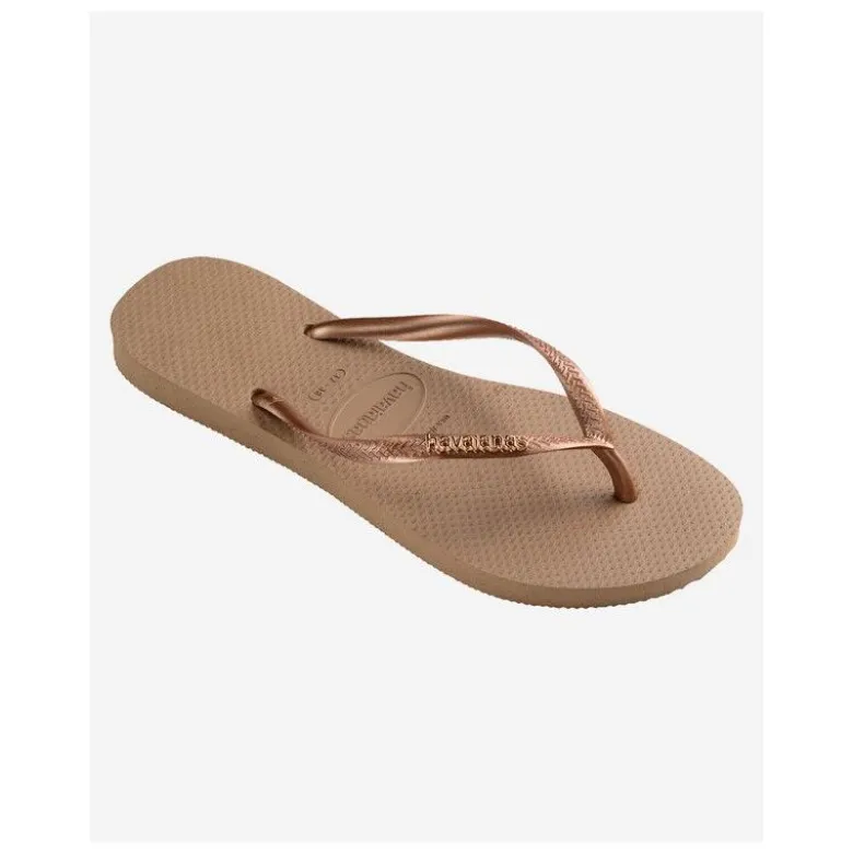 HavaianasSlim Logo Metallic - Tongs femme