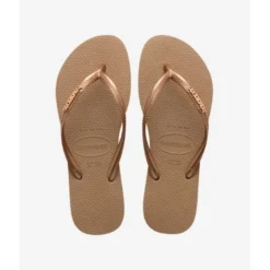 HavaianasSlim Logo Metallic - Tongs femme