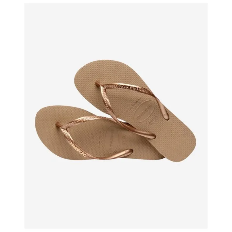 HavaianasSlim Logo Metallic - Tongs femme