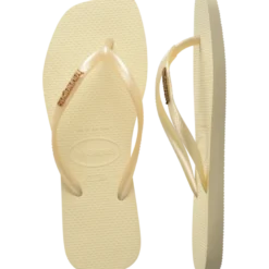 HavaianasSquare Logo Metallic - Tongs femme