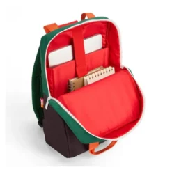 Hello HossyMini Dark Green Backpack - Sac à dos urbain enfant