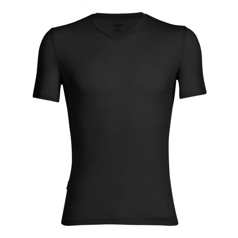 icebreakerAnatomica Short Sleeve col V en Mérinos - T-shirt en laine mérinos homme