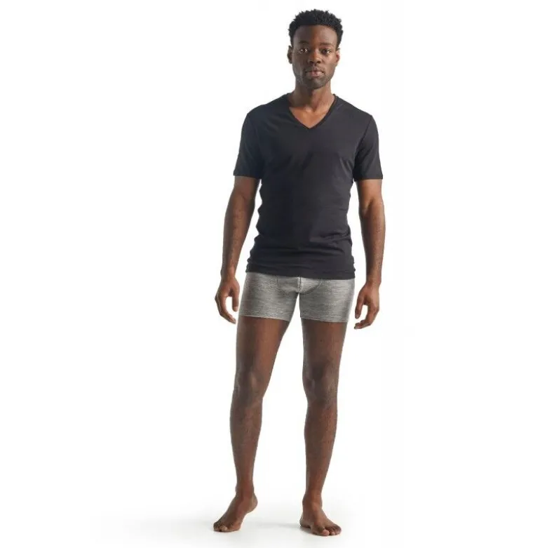 icebreakerAnatomica Short Sleeve col V en Mérinos - T-shirt en laine mérinos homme