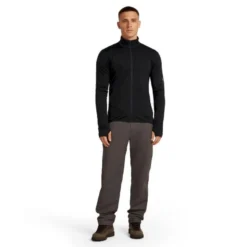 icebreakerMerino Blend 300 RealFleece Descender LS Zip - Polaire en laine mérinos homme