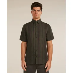 icebreakerMerino 125 Cool-Lite Steveston SS Shirt Plaid - Chemise homme