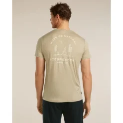 icebreakerMerinos 150 Tech Lite SS Tee Peaceful Pass - T-shirt en laine mérinos homme