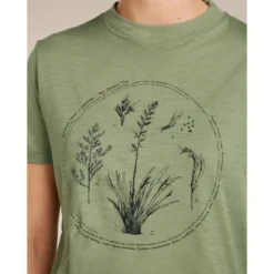 icebreakerMerinos 150 Tech Lite SS Crop T Seed Stor - T-shirt en laine mérinos femme