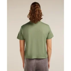 icebreakerMerinos 150 Tech Lite SS Crop T Seed Stor - T-shirt en laine mérinos femme