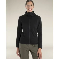icebreaker560 RealFleece Elemental II LS Zip Hoodie - Polaire en laine mérinos femme
