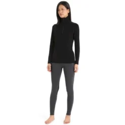 icebreaker260 Tech LS Half Zip - Maillot thermique laine mérinos femme