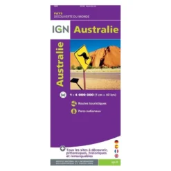 IGNAustralie - Carte topographique