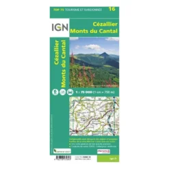 IGNCézallier / Monts-Du-Cantal - Carte topographique