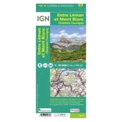 IGNEntre Léman Et Mont-Blanc - Carte topographique