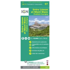 IGNEntre Léman Et Mont-Blanc - Carte topographique