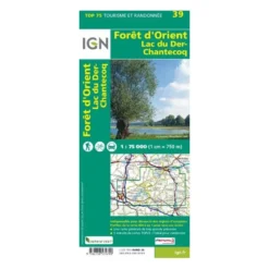 IGNForet D'Orient / Lac Du Der - Carte topographique